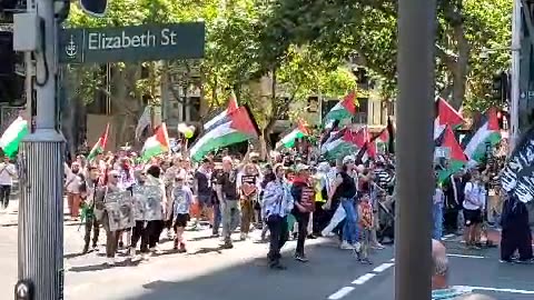 Sydney Australia stand with Palestinens