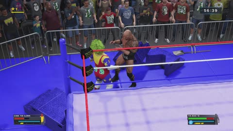 MATCH 203 THE ROCK VS DOINK WITH COMMENTARY