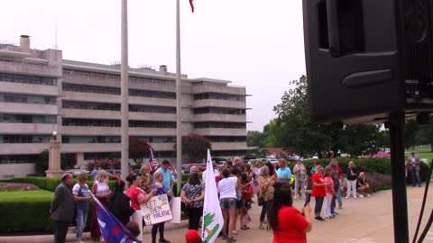 Protest in favor of Arkansas Act 1002