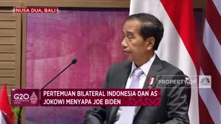 Pertemuan Bilateral Indonesia dan AS, Jokowi Menyapa Joe Biden