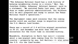 24-0319 - Arkansas Gov Sanders Deploys Nat'l Guard to Aid Texas with Criminal Alien Crisis