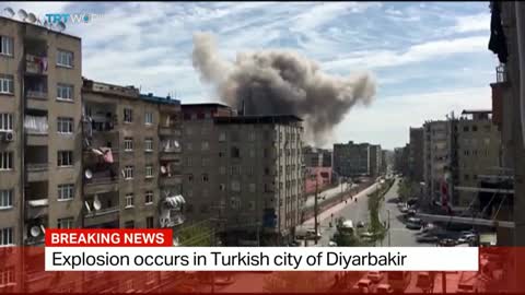 Breaking News: Explosion occurs in Turkish city of Diyarbakir