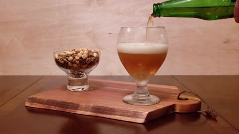 Cinemograph of pouring beer