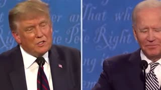 Donald Trump vs. Joe Biden Debating issues