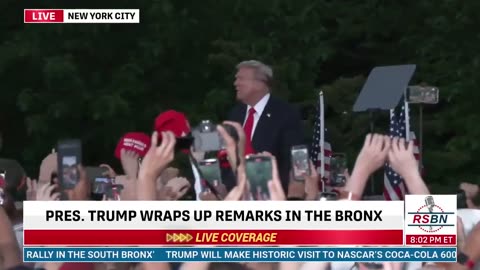 Trump Bronx Rally Was A LOVE FEST