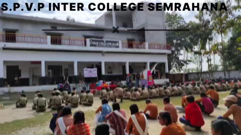 Wonderful campus and students of S.P.V.P INTER COLLEGE SEMRAHANA #spvpic