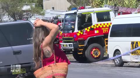 Fire incinerates Bryon Bay store | 9 News Australia