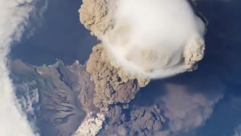 Nasa I sarychev volcano