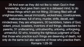 Romans 1:28-32 PODCAST