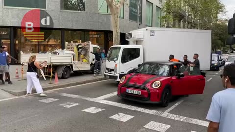 Robo de camión en calle Mallorca