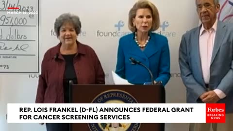 Lois Frankel Announces Grant Funding For Cancer Screening Organization