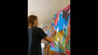 Live Painting - Making Art 3-22-23 - Starting a Fresh Painting