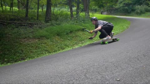 Longboarding Corner Session __ Zhiyun Crane M2