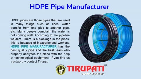 Top class Plastic Pipes Manufacturer and Supplier in India