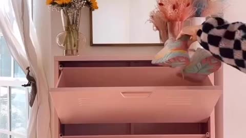 I'm in Love with this shoes organizer 👟 😍#home #decor #style #cute