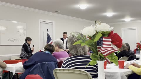 Senator Bryce Reeves At The March 2023 Meeting For The Madison County Republican Women