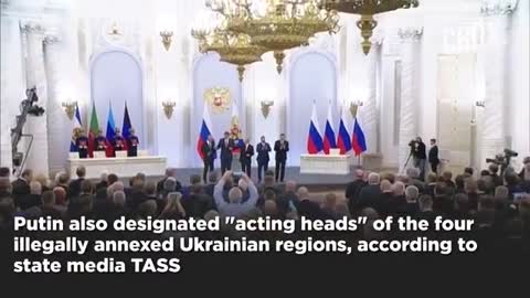 PUTIN SIGNS ANNEXATION LAW, ASSIGN "ACTING HEADS"