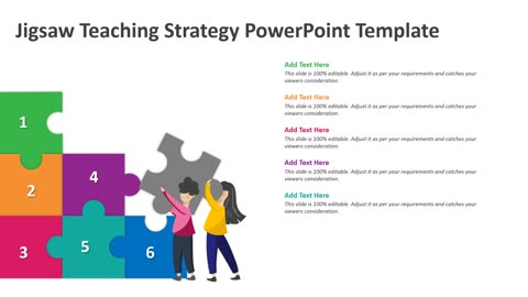 Jigsaw Teaching Strategy PowerPoint Template