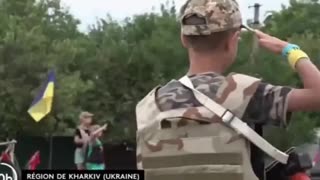 The Ukrainian army is saturated in Nazi style