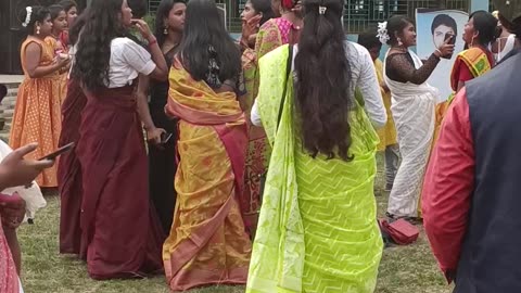 Indian College Festival Dancing.