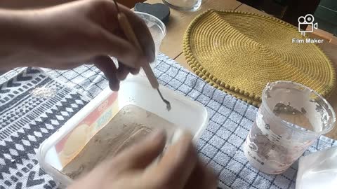 How to make a two part plaster mold