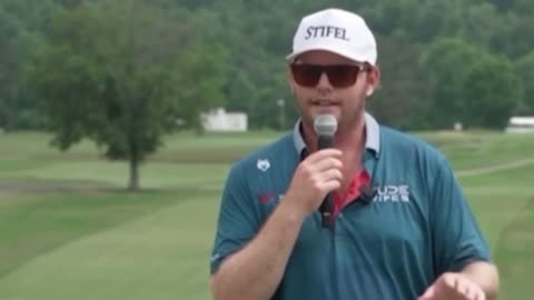 Harry Higgs gave a phenomenal speech to honor fellow pro golfer Grayson Murray