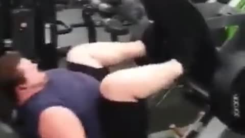 Funny ego lifting gym