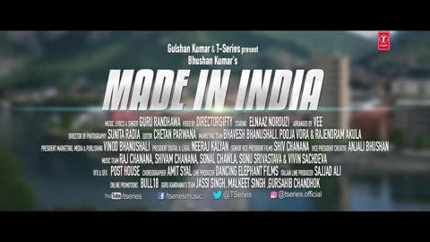 Guru Randhawa: MADE IN INDIA | Bhushan Kumar | DirectorGifty | Elnaaz Norouzi