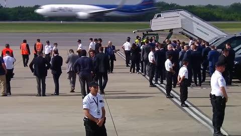 Arrival of Vladimir Putin, President of Russia