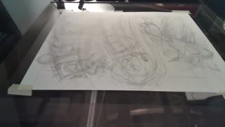 time lapse: penciling page 74 in 9 minutes