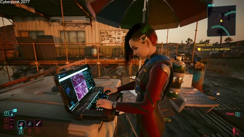 Cyberpunk 2077 2.1 UPDATE (Girl V, Very Hard settings) Netrunner build
