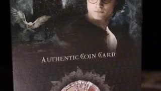 My First Harry Potter Coin Card #cardcollector #wizardingworld #harrypotter #hedwig #coincollecting
