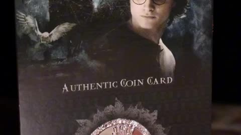 My First Harry Potter Coin Card #cardcollector #wizardingworld #harrypotter #hedwig #coincollecting