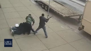 Hero Security Guard TAKES DOWN Armed Robber