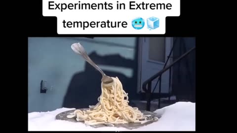 Experiments in extreme temperature.