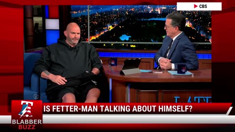 Is Fetter-man Talking About Himself?