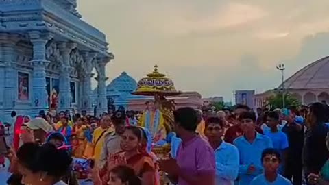 Prem Mandir Vrindavan dham Mathura indian temple Radhe Radhe