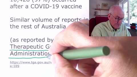 Dangerous vaccine data from Australia