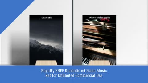 Royalty FREE Dramatic nd Piano Music Set for Unlimited Commercial Use