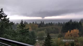 Waterspout spotted near Vancouver airport