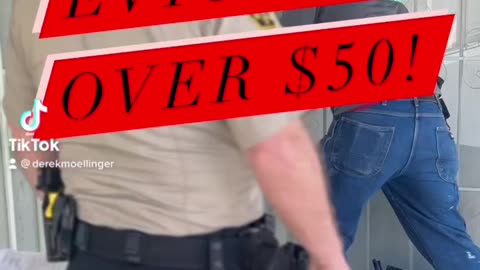 EVICTED OVER $50!