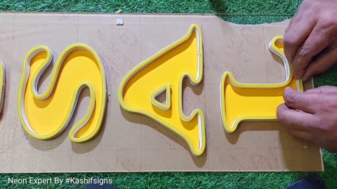 How to make 3D neon light Decoration sign.Neon 3D sign complete Manufacturing Training course