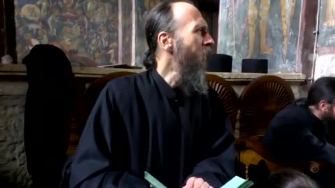 Blind Orthodox Christian Monk Chanting