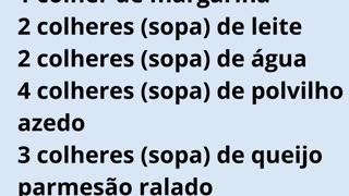 Pão de Queijo de Microondas