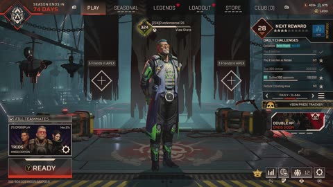 Playing some ranked apex legends--almost gold