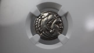 Ancient Philip III 323 317 BC Kingdom of Macedon AR Drachm Silver Coin NGC