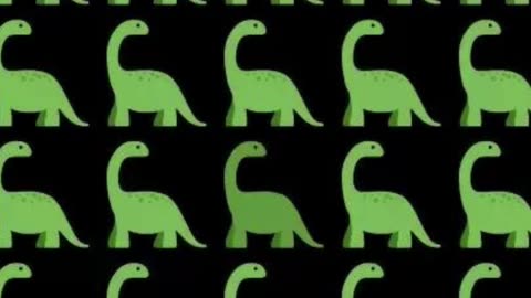 Can you Spot the Odd Dinosaur in 12 Seconds,?try your skills