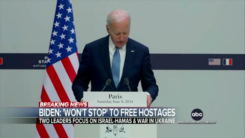 Biden_ 'We won't stop' to free hostages