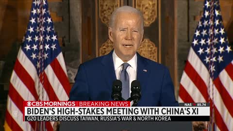 President Biden meets with Chinese President Xi Jinping ahead of G20 summit