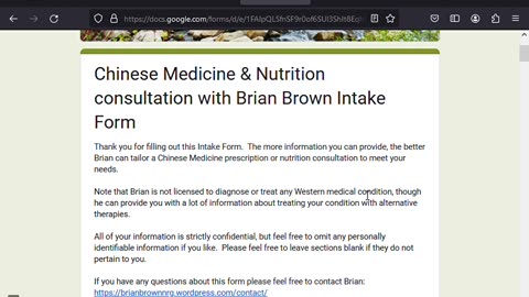 My Chinese Medicine and Nutrition Consultation Service